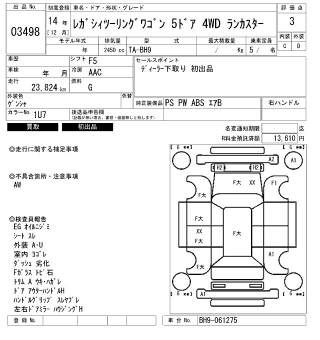 SUBARU LEGACY