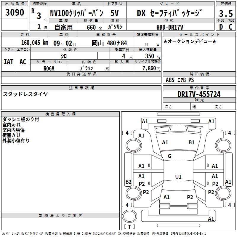 NISSAN NV100 CLIPPER