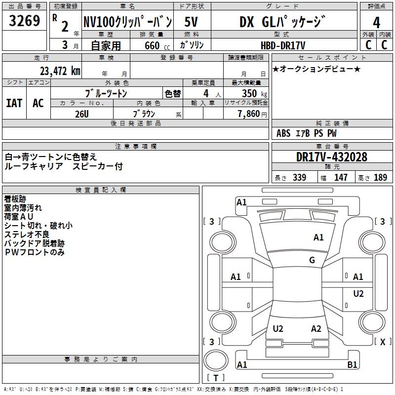 NISSAN NV100 CLIPPER
