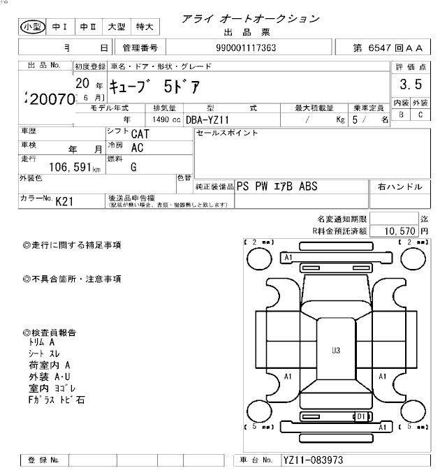 NISSAN CUBE