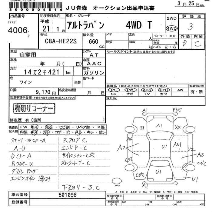 SUZUKI ALTO LAPIN