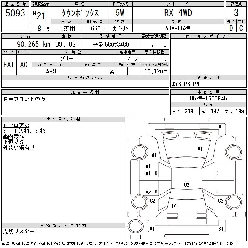 MITSUBISHI TOWN BOX