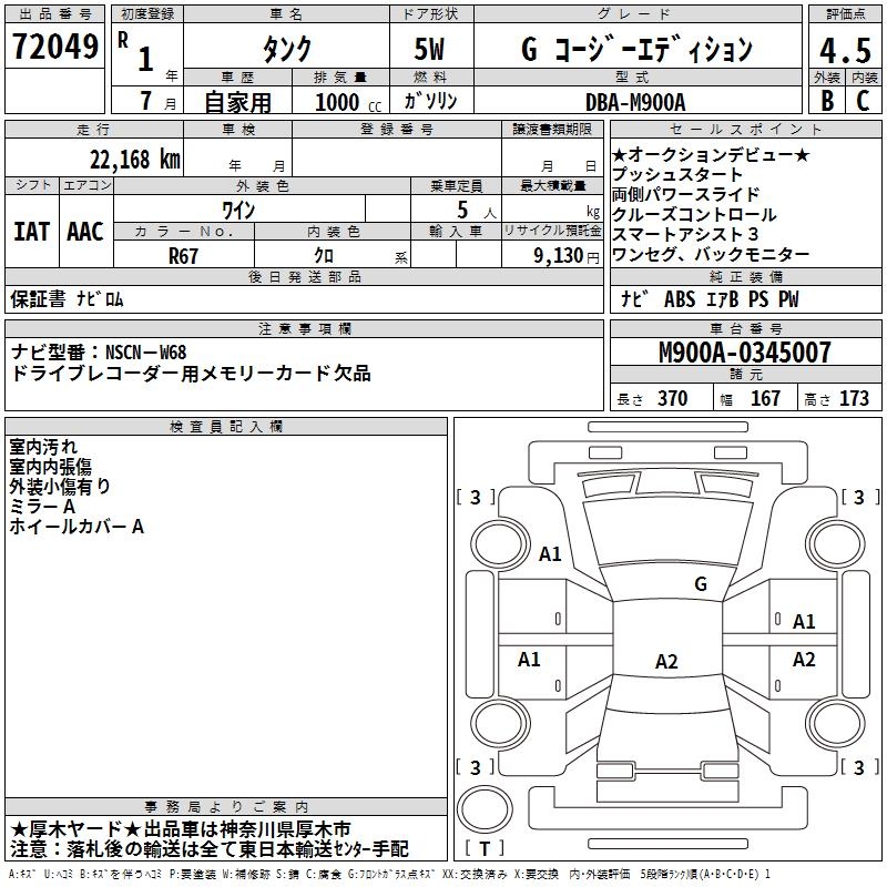 TOYOTA TANK