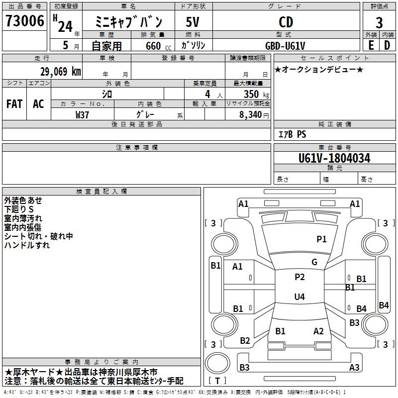 MITSUBISHI MINICAB
