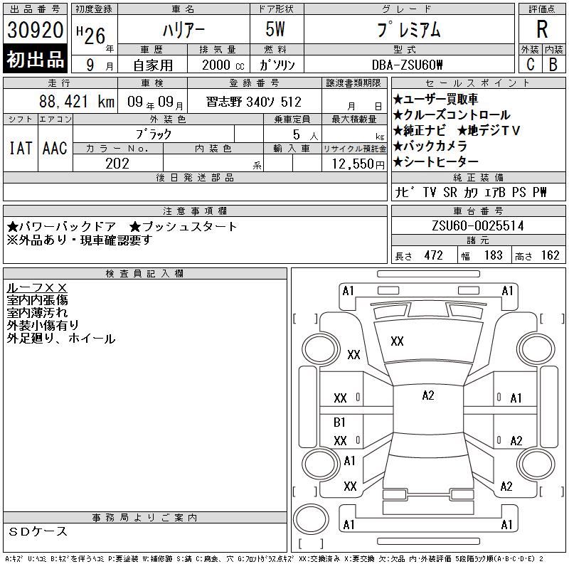 TOYOTA HARRIER