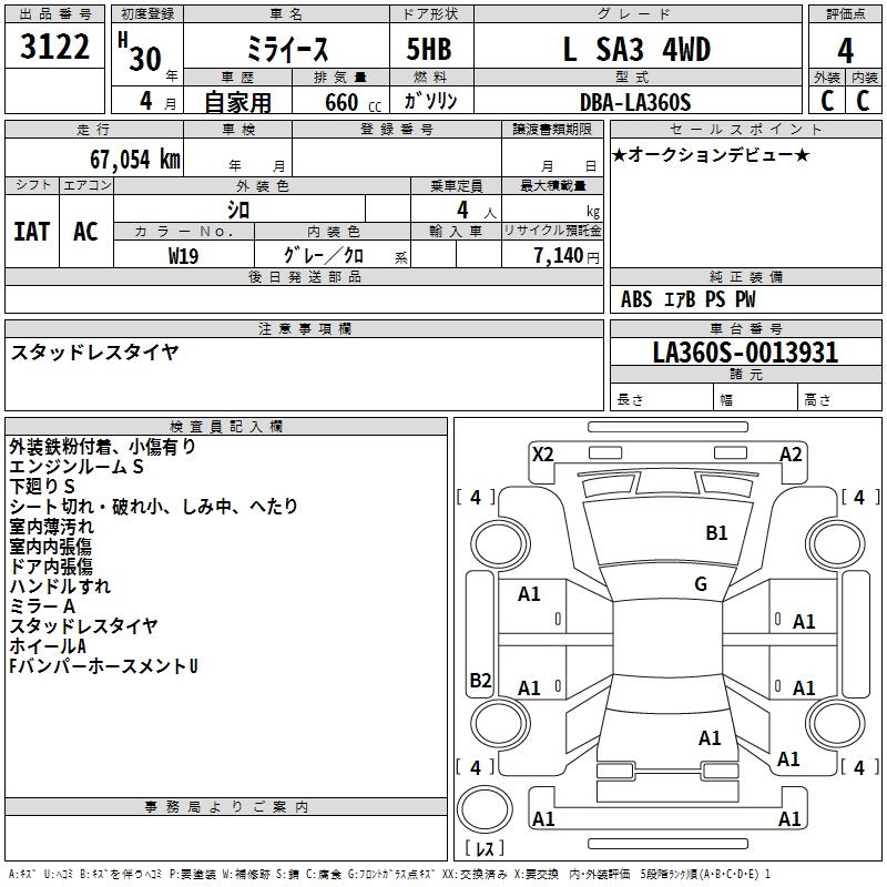 DAIHATSU MIRA E:S