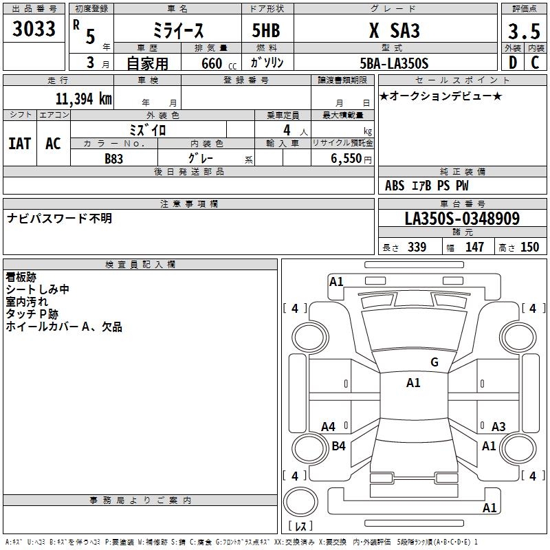 DAIHATSU MIRA E:S