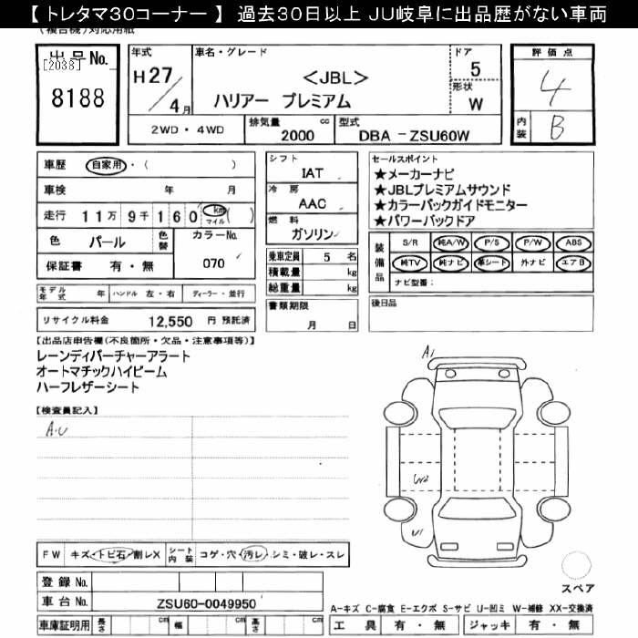 TOYOTA HARRIER
