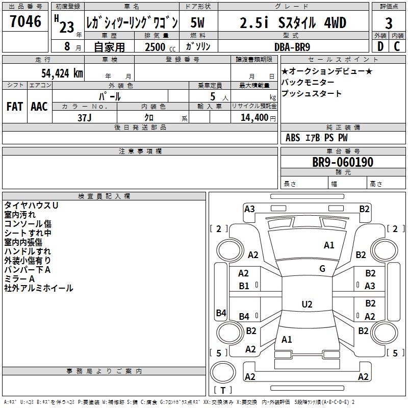 SUBARU LEGACY