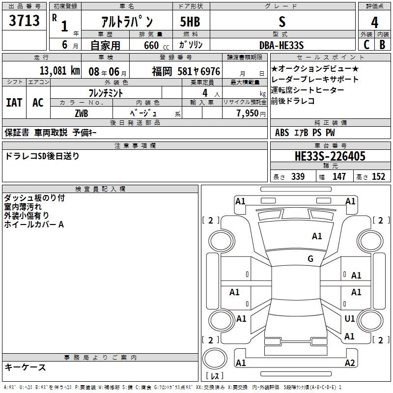 SUZUKI ALTO LAPIN