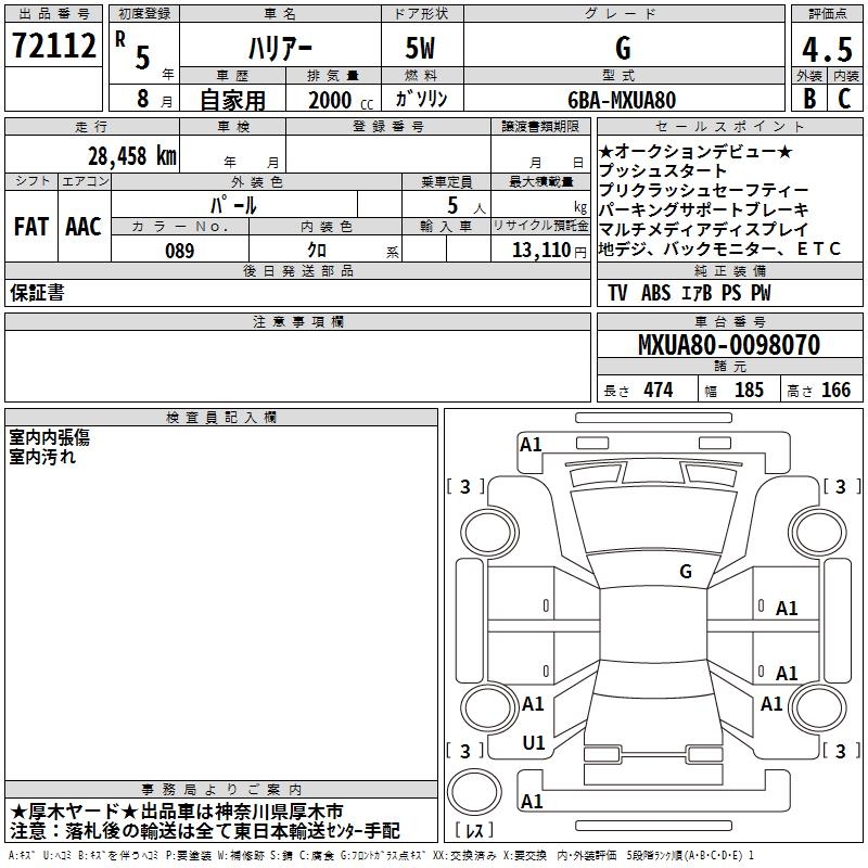 TOYOTA HARRIER