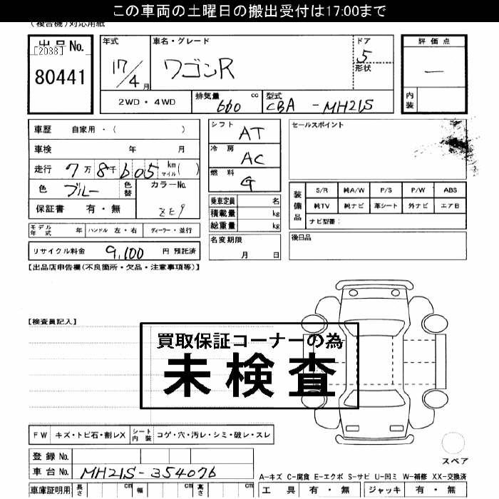SUZUKI WAGON R