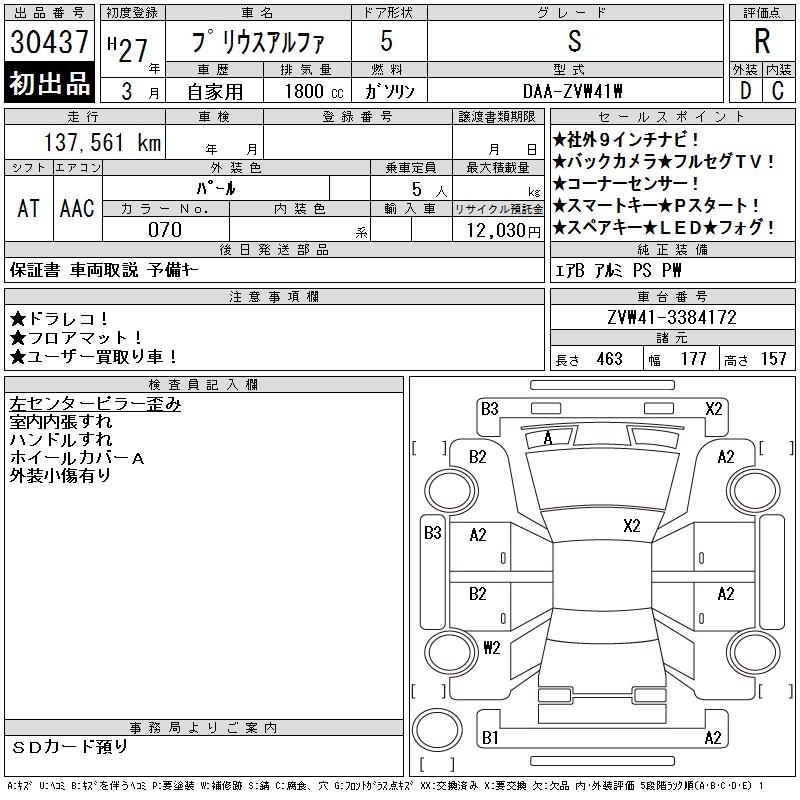 TOYOTA PRIUS ALPHA