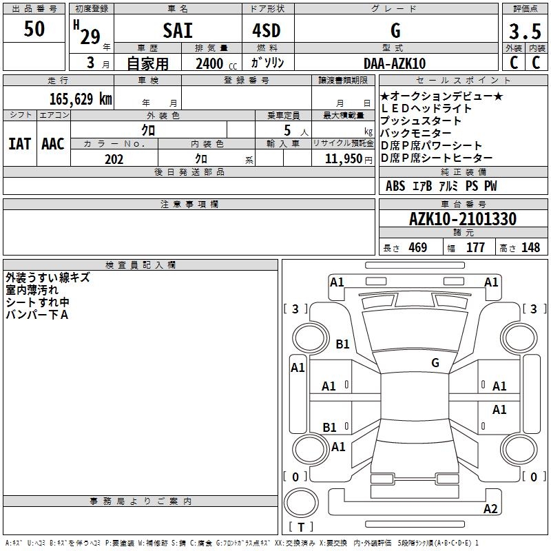 TOYOTA SAI
