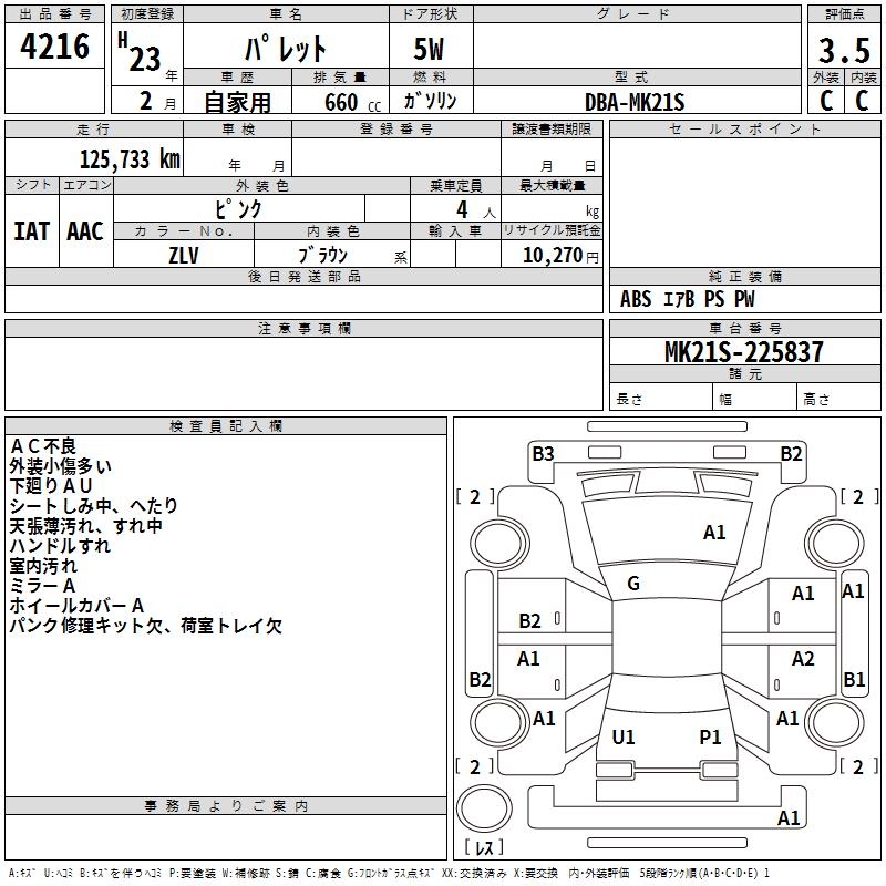 SUZUKI PALETTE