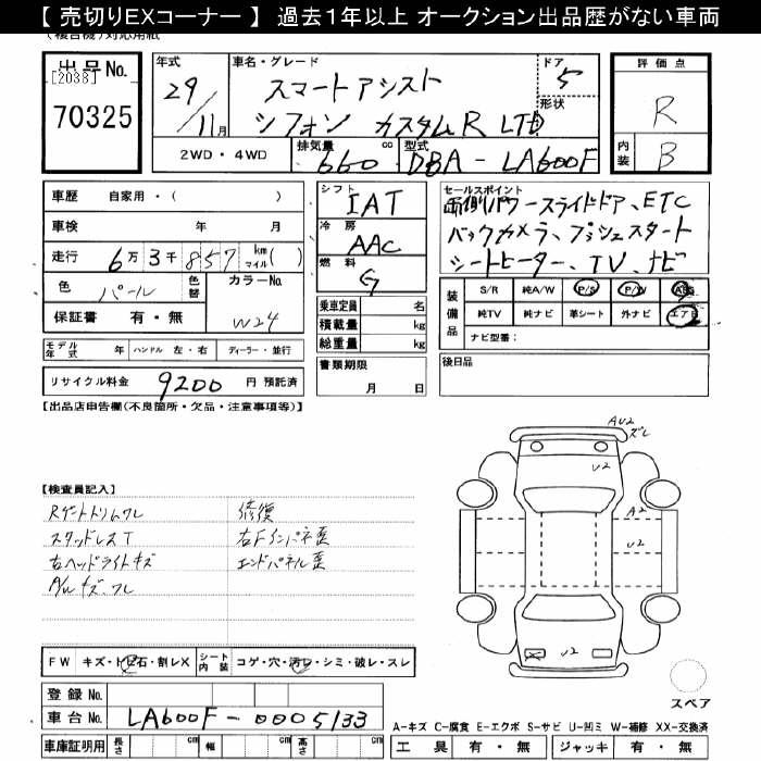 SUBARU CHIFFON