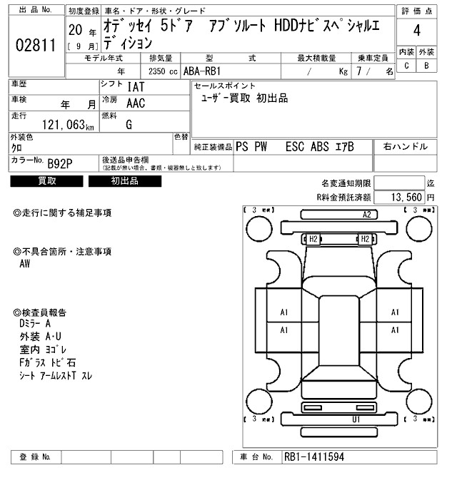 HONDA ODYSSEY