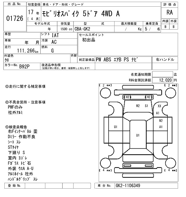 HONDA MOBILIO SPIKE