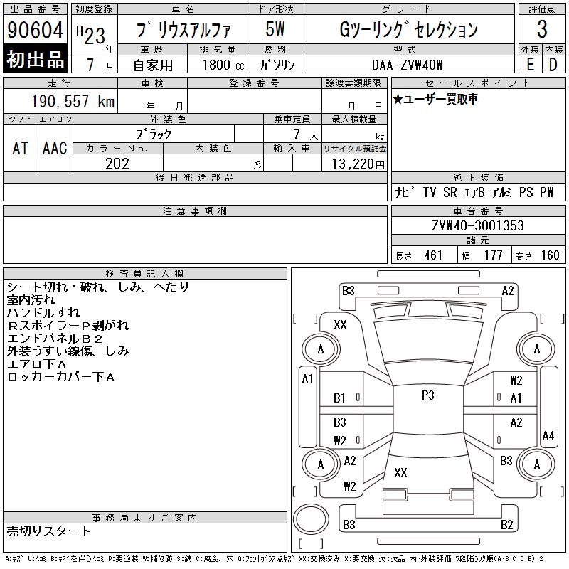 TOYOTA PRIUS ALPHA