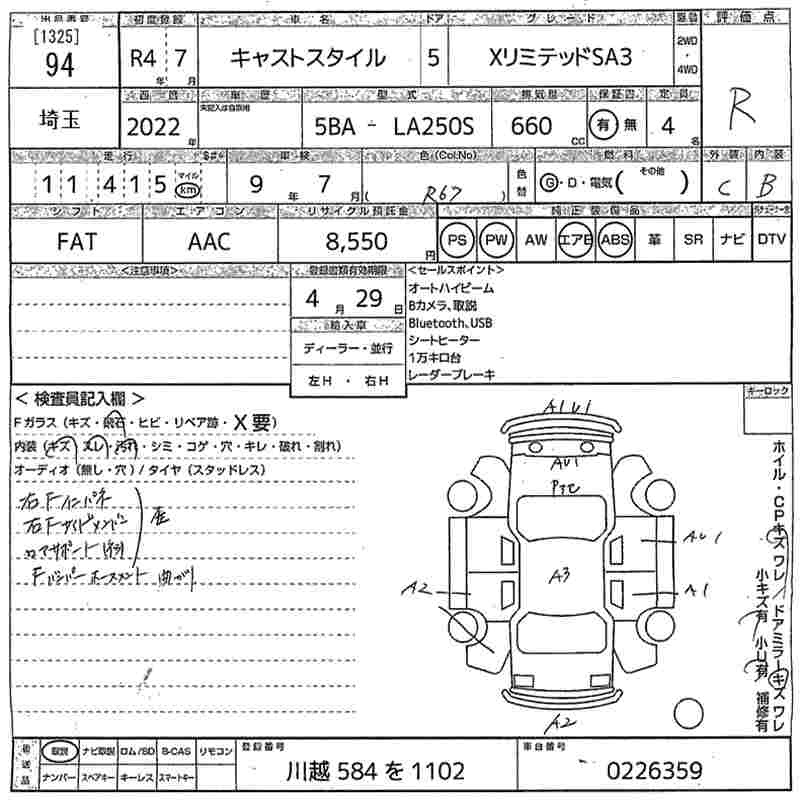 DAIHATSU CAST