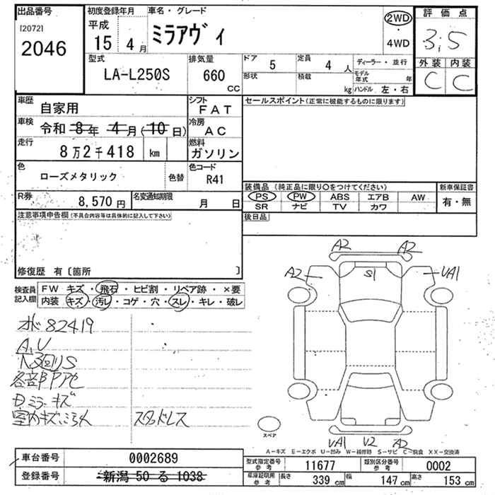 DAIHATSU MIRA AVY