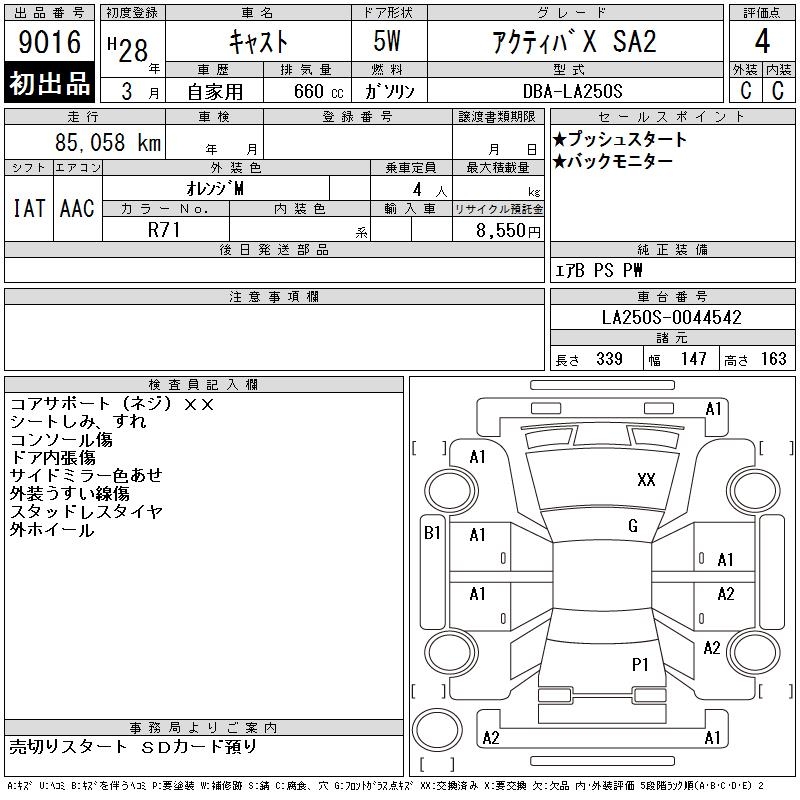 DAIHATSU CAST