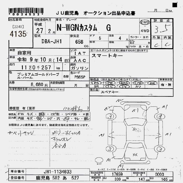 HONDA N-WGN