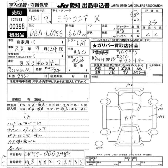 DAIHATSU MIRA COCOA