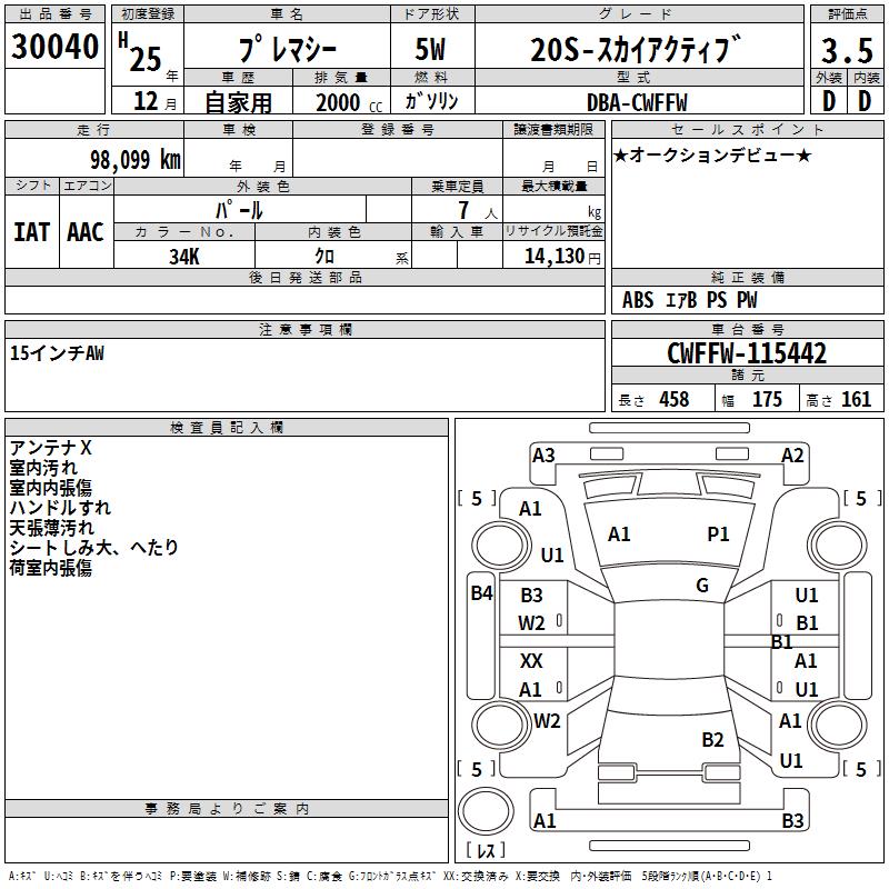 MAZDA PREMACY