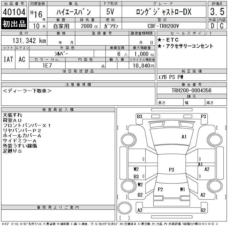 TOYOTA REGIUS ACE