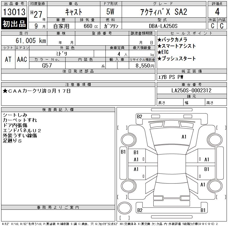 DAIHATSU CAST