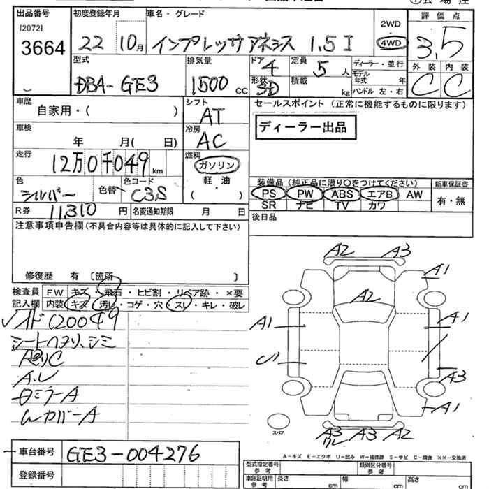 SUBARU IMPREZA