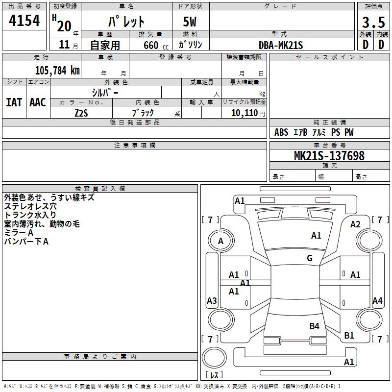 SUZUKI PALETTE