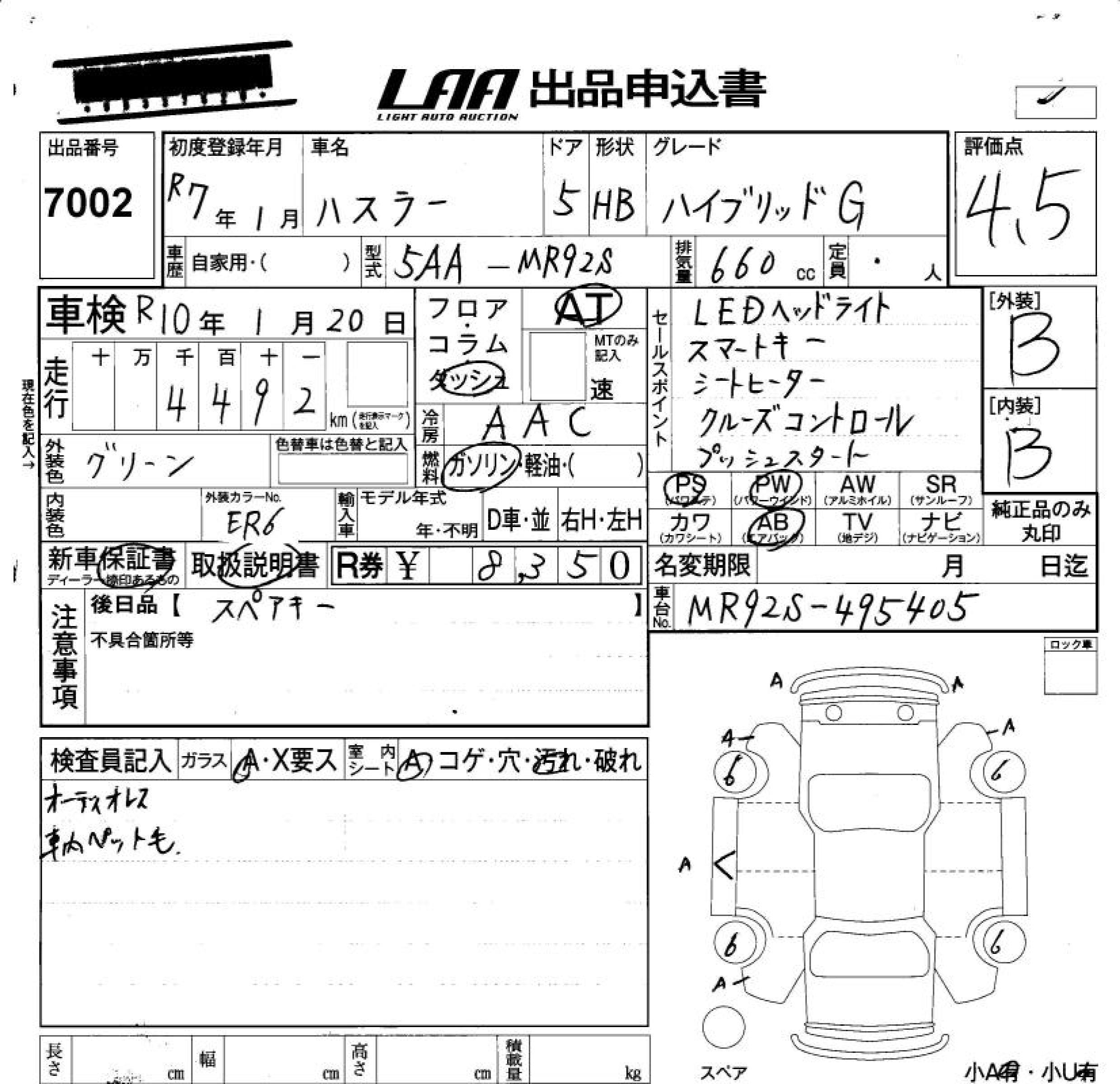 SUZUKI HUSTLER