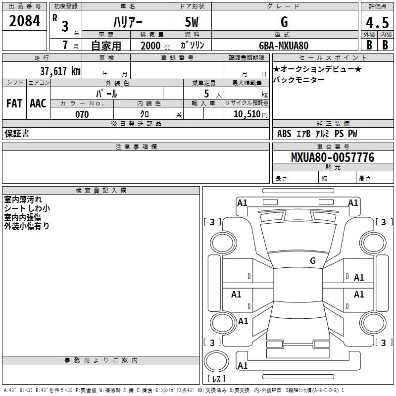 TOYOTA HARRIER