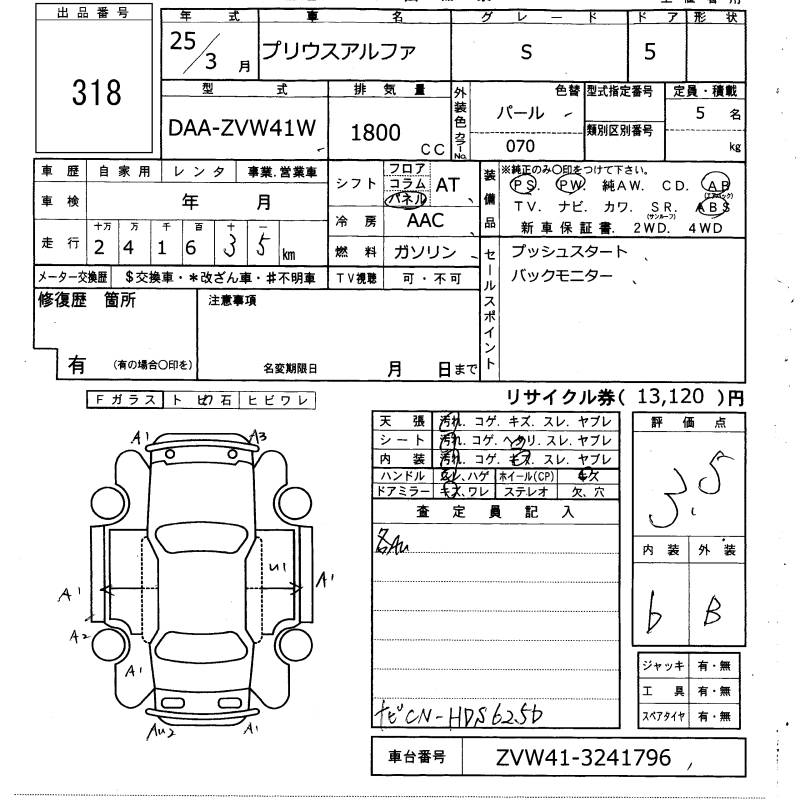 TOYOTA PRIUS ALPHA
