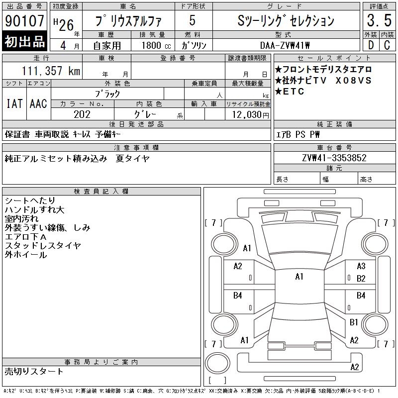 TOYOTA PRIUS ALPHA