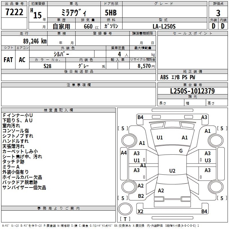 DAIHATSU MIRA AVY
