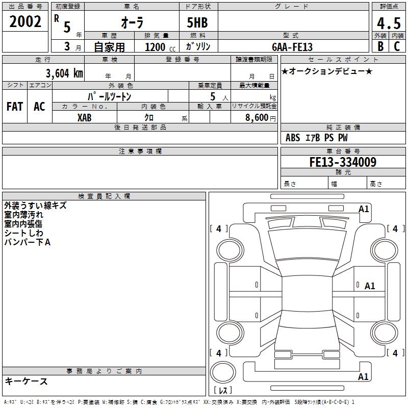 NISSAN AURA