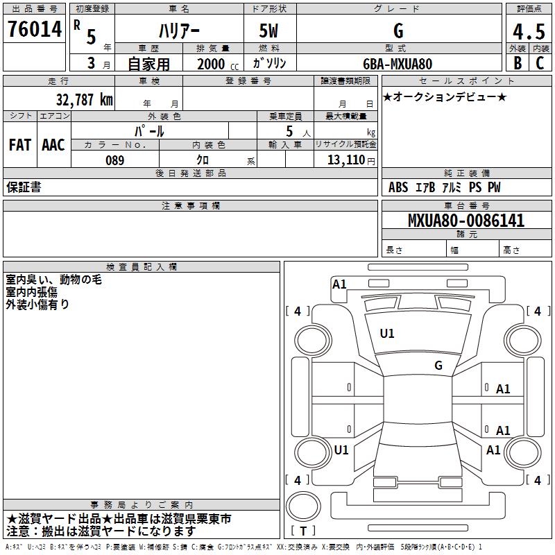 TOYOTA HARRIER