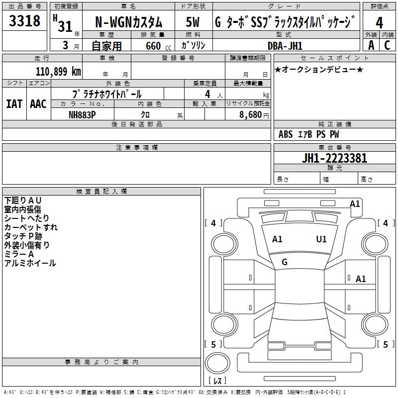 HONDA N-WGN