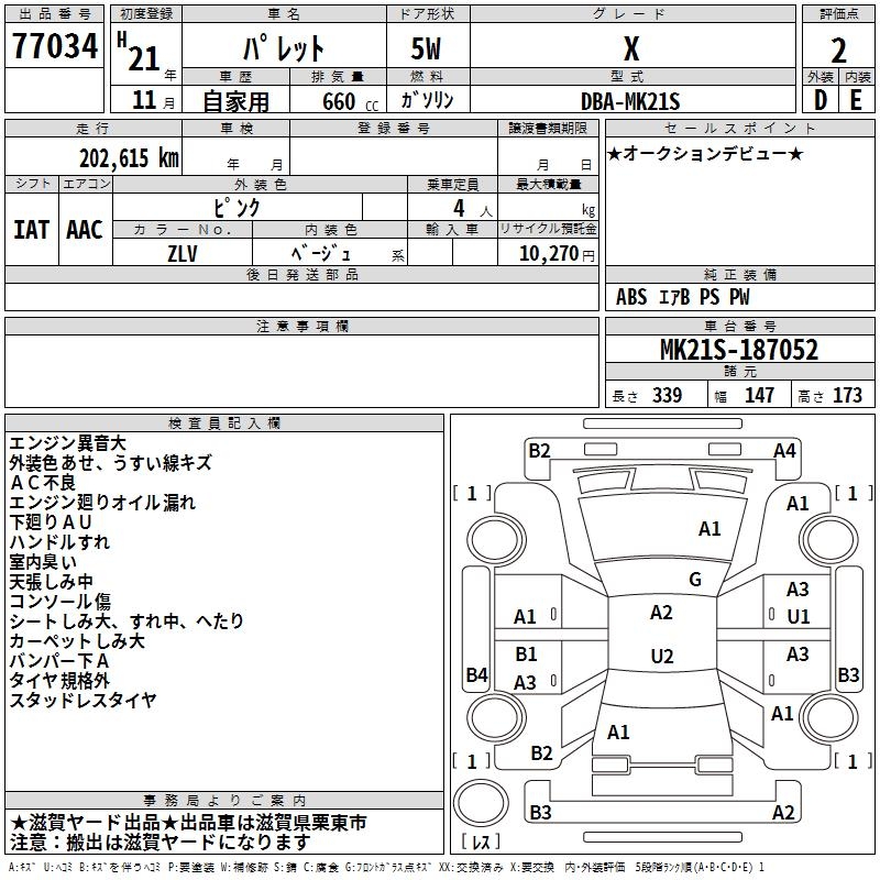 SUZUKI PALETTE