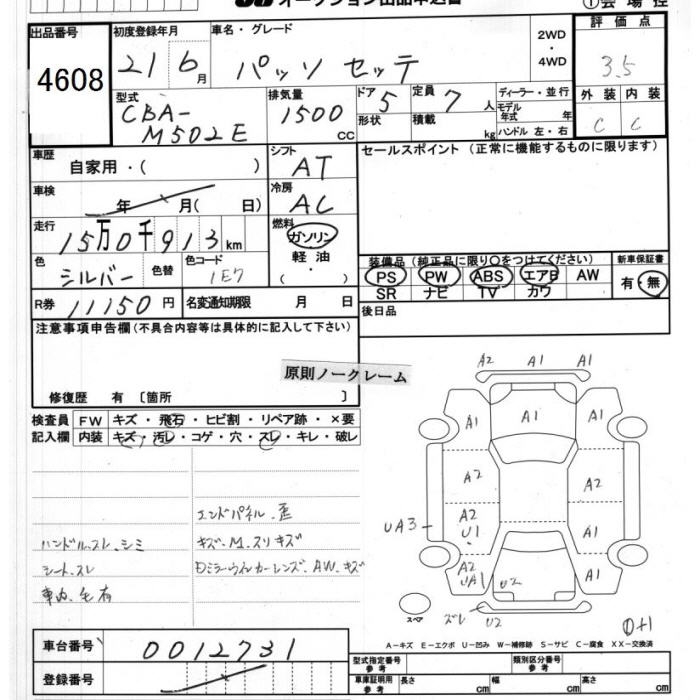TOYOTA PASSO SETTE
