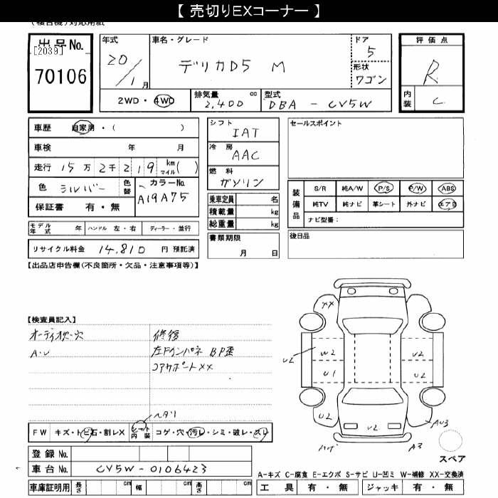 MITSUBISHI DELICA D:5