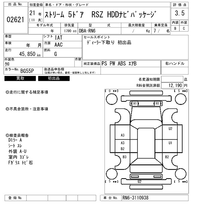 HONDA STREAM