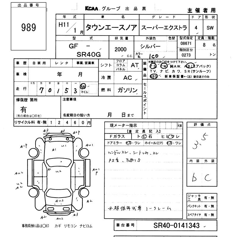 TOYOTA TOWN ACE NOAH