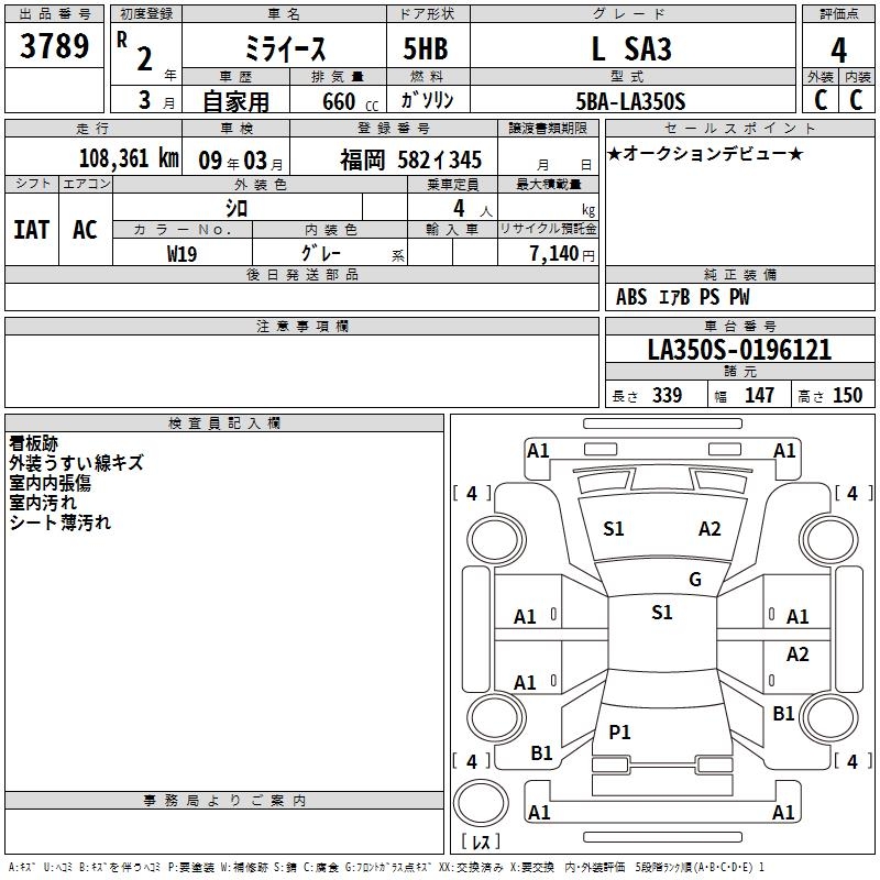 DAIHATSU MIRA E:S