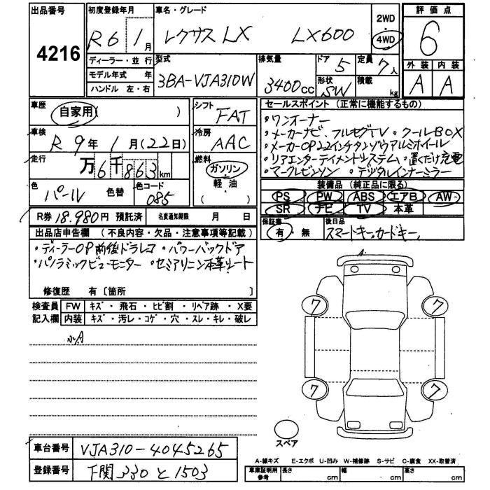 LEXUS LX600