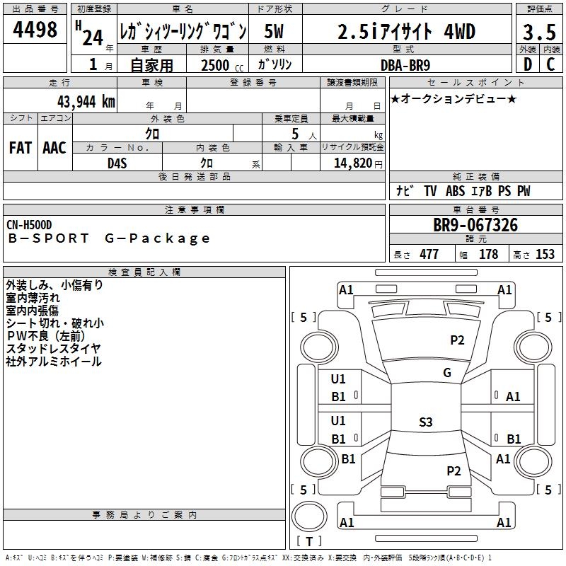 SUBARU LEGACY