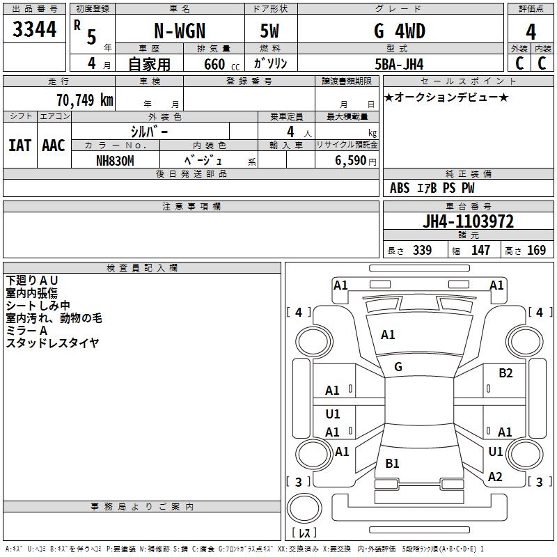 HONDA N-WGN